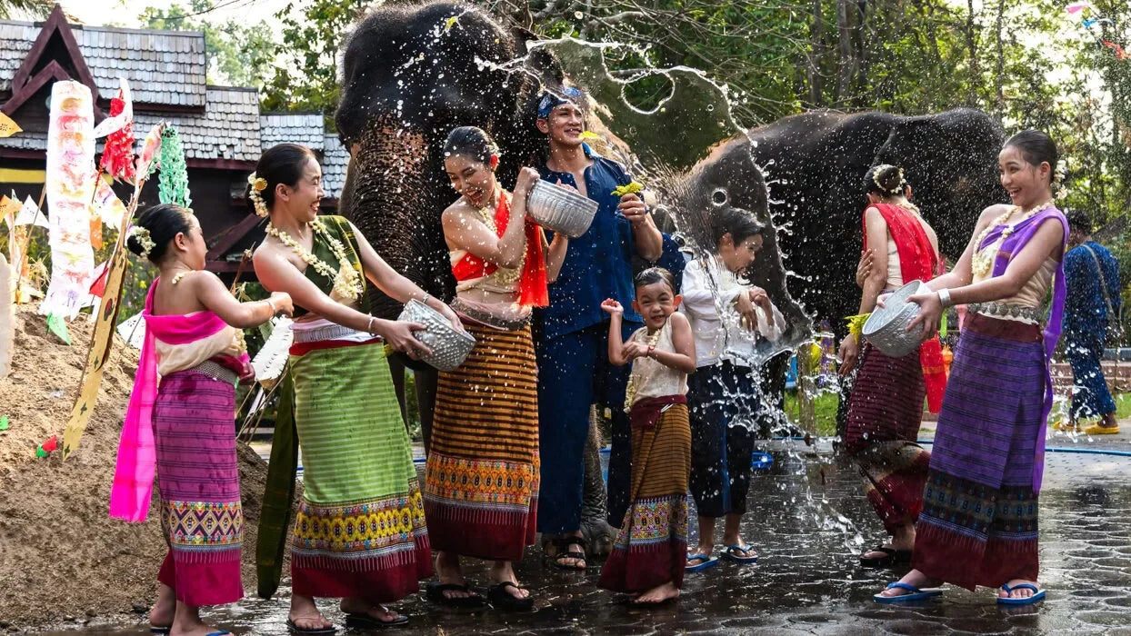 Why Everyone Wears Floral Shirts During Songkra