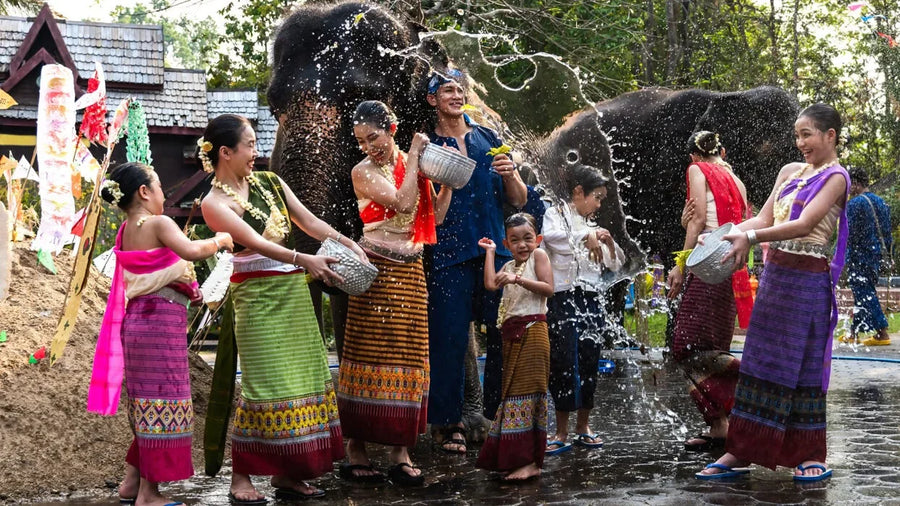 Why Everyone Wears Floral Shirts During Songkra