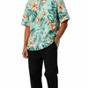 Men's Tropical Floral Short - Sleeve Shirt