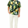 Lemon-Printed Short-Sleeve Shirt