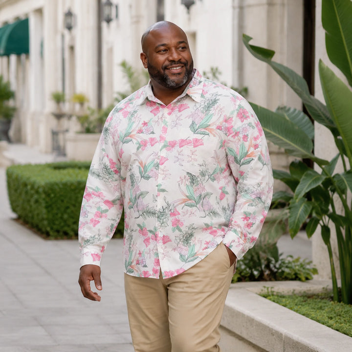 Floral - Print Long - Sleeve Shirt - 街拍 1 - img_mqfdpu22_ae0aec35