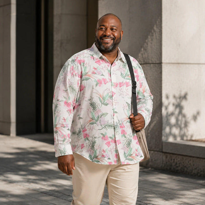 Floral - Print Long - Sleeve Shirt - 街拍 2 - img_mqfdr5ky_3d33951e