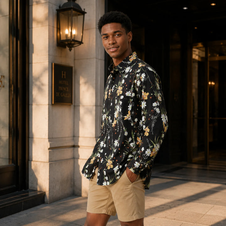 Floral - Print Long - Sleeve Shirt - 街拍 3 - img_mqfg60rq_85084658