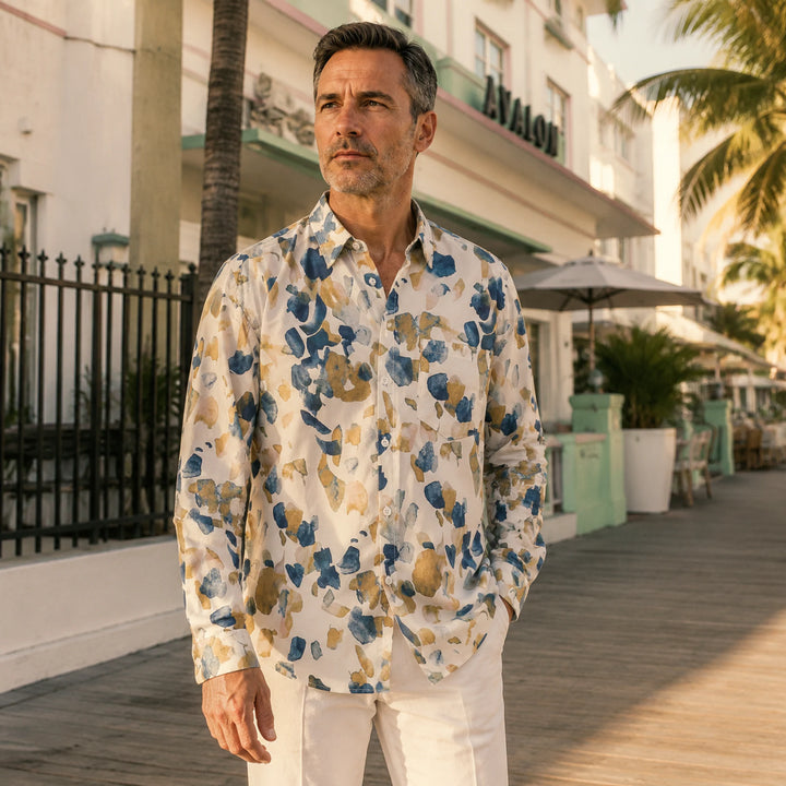 Abstract Print Long - Sleeve Shirt - 街拍 3 - img_mqfgg5b9_d923efea