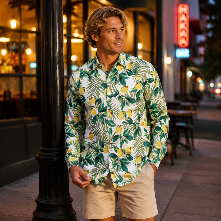 Lemon - Printed Long - Sleeve Shirt - 街拍 3 - img_mqgpt81z_20edb7b0