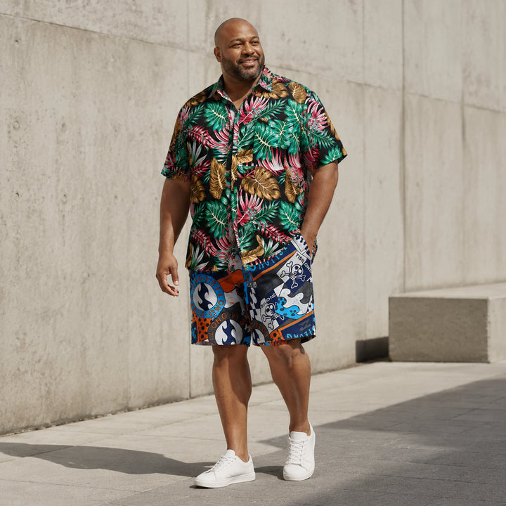 Men's Patterned Beach Shorts - 街拍 2 - img_mqh8y8u9_c306fd5a